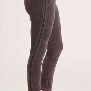 XCVI Wearables Rugby Gyles leggings in basalt pigment velvet velour Large xl